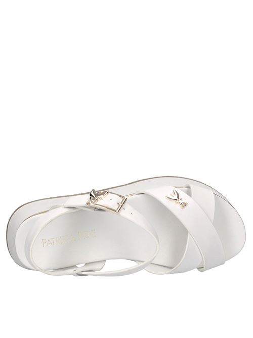 Sandali in pelle PATRIZIA PEPE | PPJ334 VIT.BIANCO